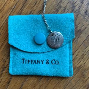 Tiffany & Co “A” necklace